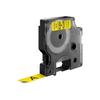 DYMO D1 Auto-adhésif noir sur jaune Rouleau (1,2 cm x 7 m) 1 rouleau(x) bande d'étiquettes pour LabelMANAGER 160, 210D, 210D…
