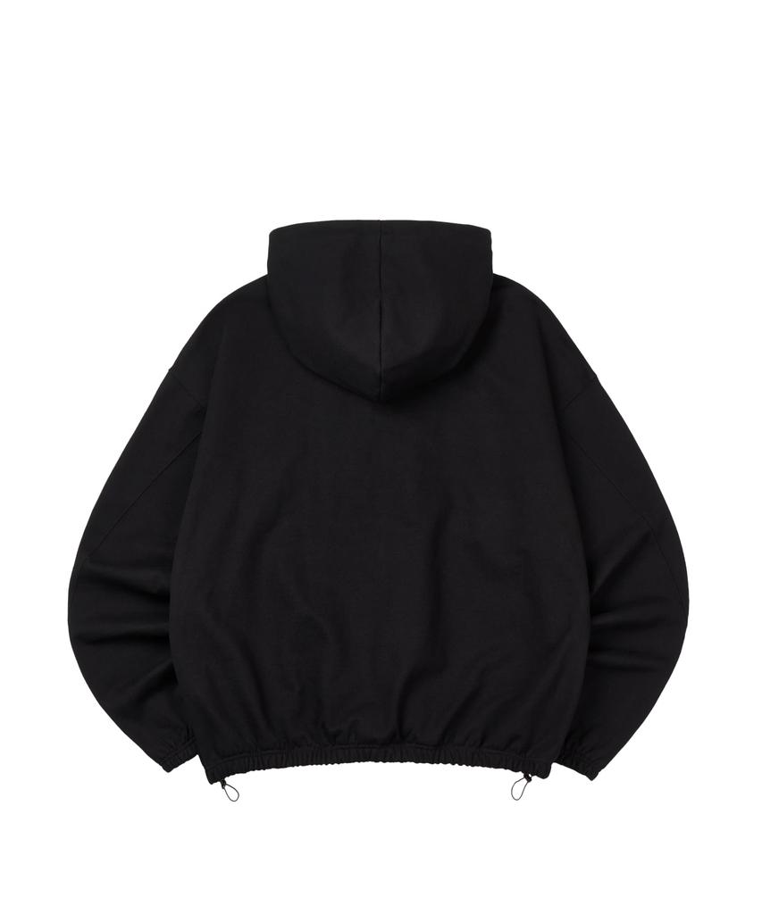 Masat Cross String Hood Zip _ Black