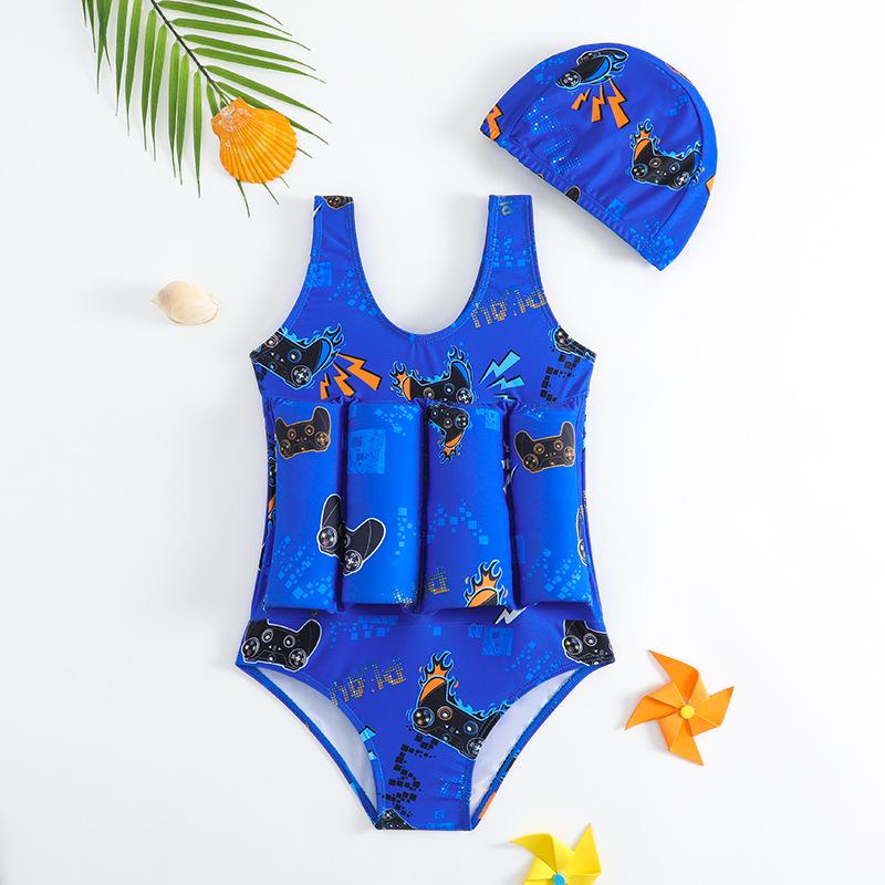 2024 Children's Buoyancy Swimsuit: Cute One-Piece for Boys & Girls