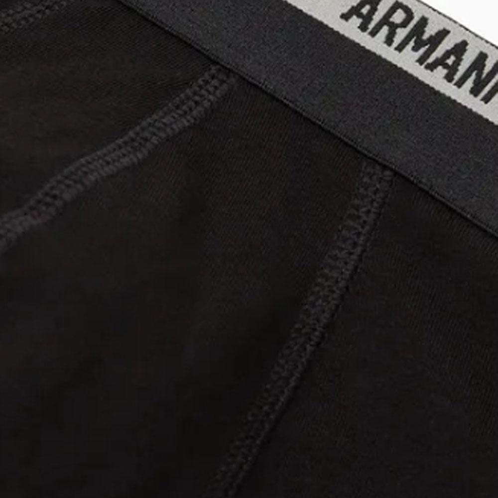 Emporio Armani Solid Fit Letter Boxer Shorts Men bottoms Black 1117764R-75510-0020