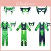 Wild Kratts Creature Power Suit Costume For Kids With Green Navy Jumpsuit And Mask