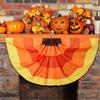 Double Thanksgiving Fan for Yard Decors 3 Reinforced Eyelets Durable Polyester Seasonal Hanging Bauble 1.5x3
