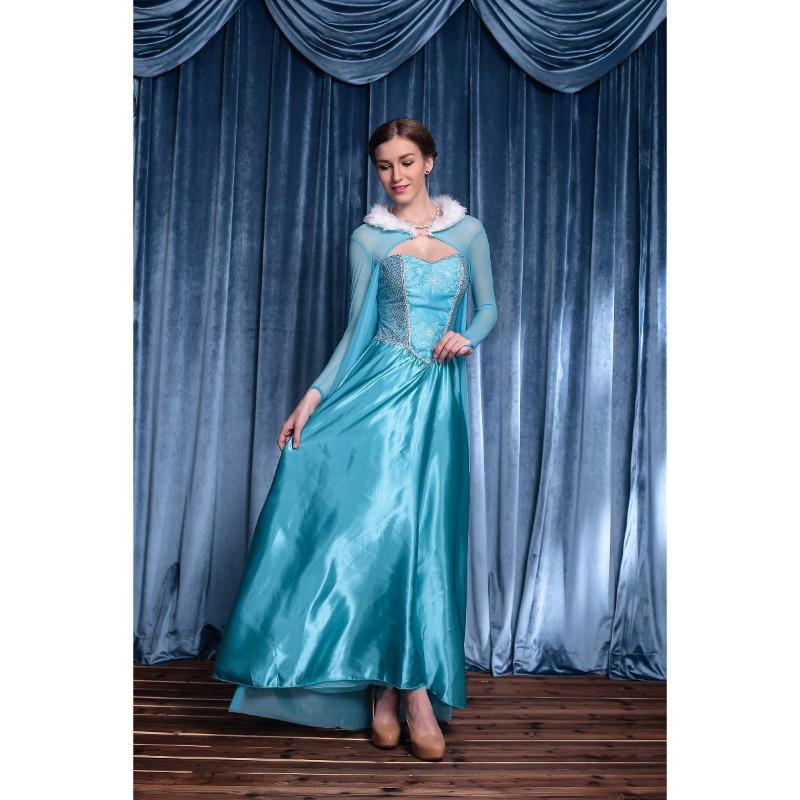 Ladies Halloween Costume Prom Snow White Dress Suit, Sexy Cosplay, Game Uniform