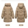 Down Jacket for Women, New Style Winter Cotton-padded Jacket, Mid-length, Fashionable, Versatile, Thickened, Loose and Slim Jacket