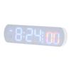 Multifunctional Large Digital Alarm Clock with Mirror Display Loud Alarm Tabletop Design and Jump Seconds Function for Bedrooms