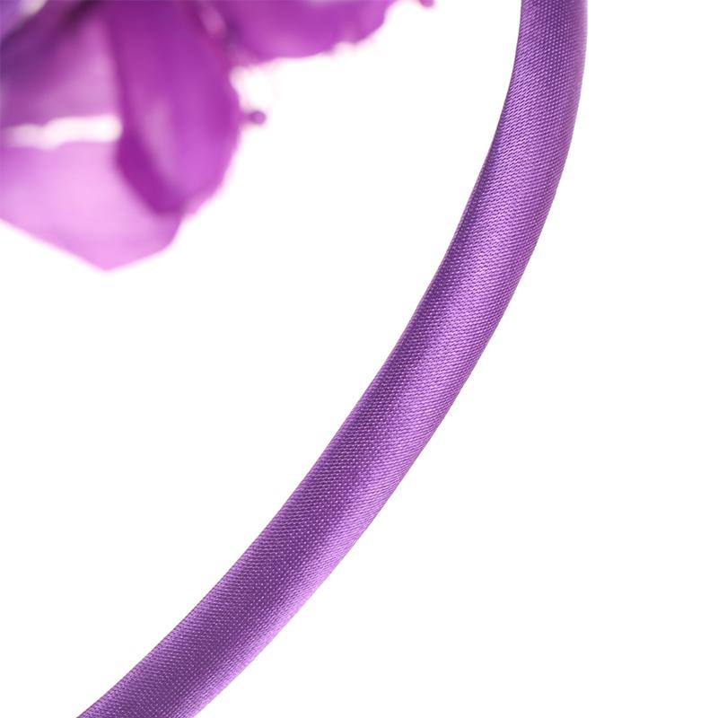 1Pcs Women Fascinator Hat Headband Flower Feather Mesh Yarn Cocktail Party Wedding Hair Accessories Head Decoration