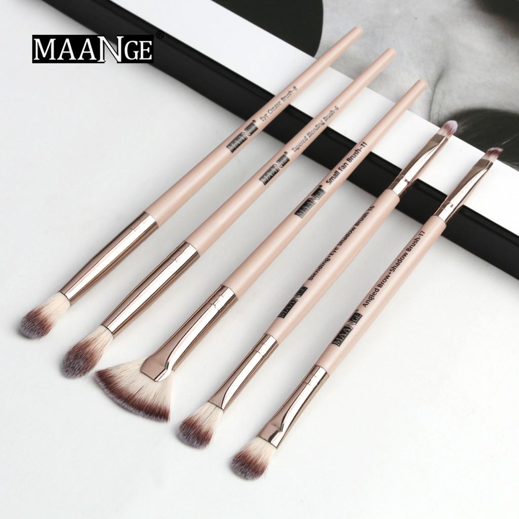 Cosmetic Wooden Eyebrow Eyeshadow Foundation Brush Makeup Tool