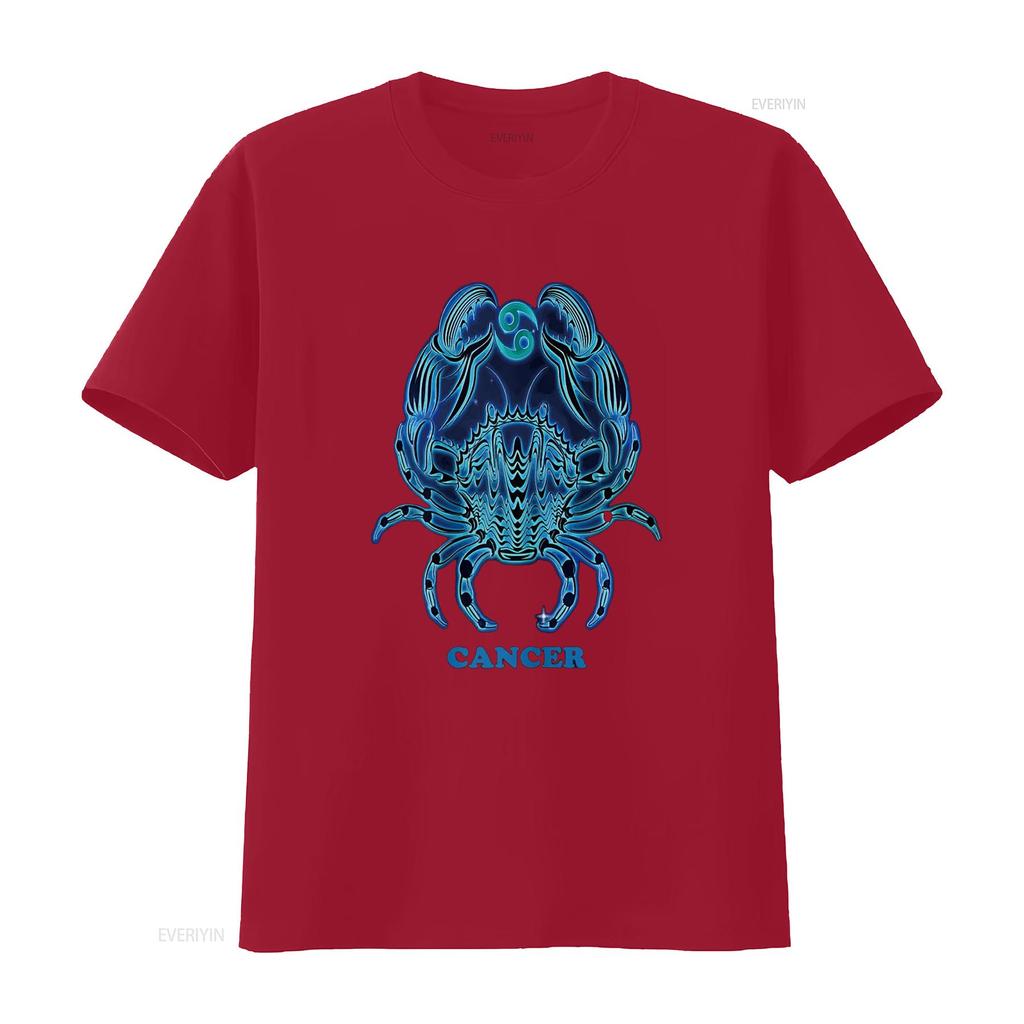 Cancer Personality Astrology Zodiac Sign Horoscope Design T Shirt vintage Washed designer clothes Top For Everyday Wear Casual