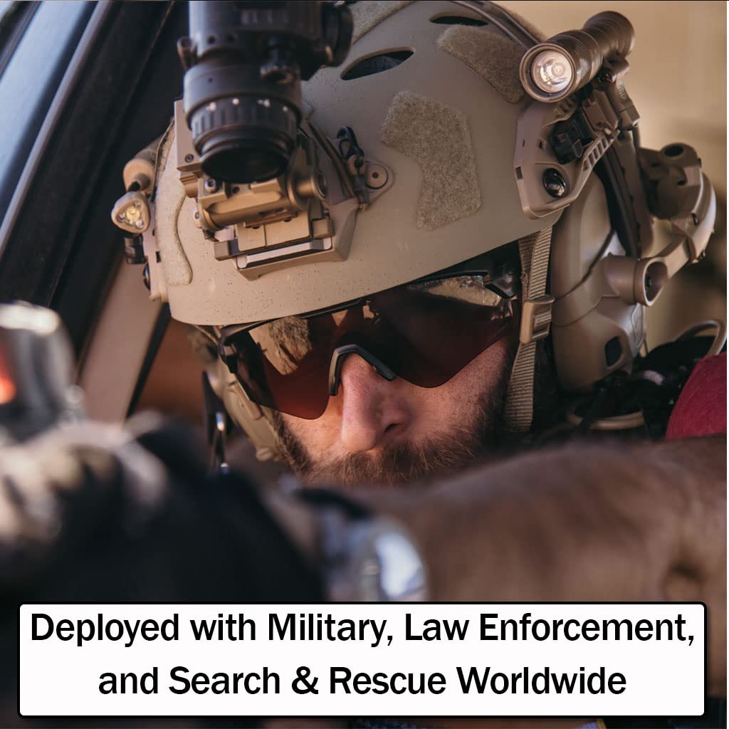 Thyrm VariArc Helmet Mount for Team Wendy Rails for Light Made in the USA (Black), Adjustable, Mounting,