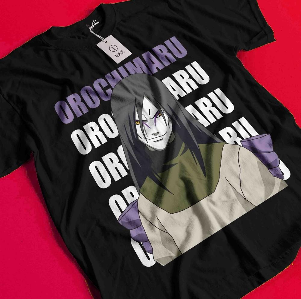 

Orochimaru T-Shirt Naruto Tshirt Sasuke Shirt Madara Kakashi Tee Itachi Tsunade BB374 4XL