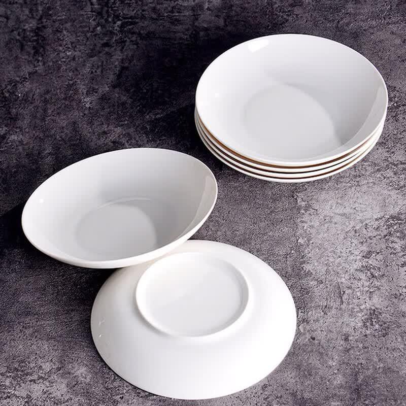 8-inch Chinese Underglaze Ceramic Plate Set