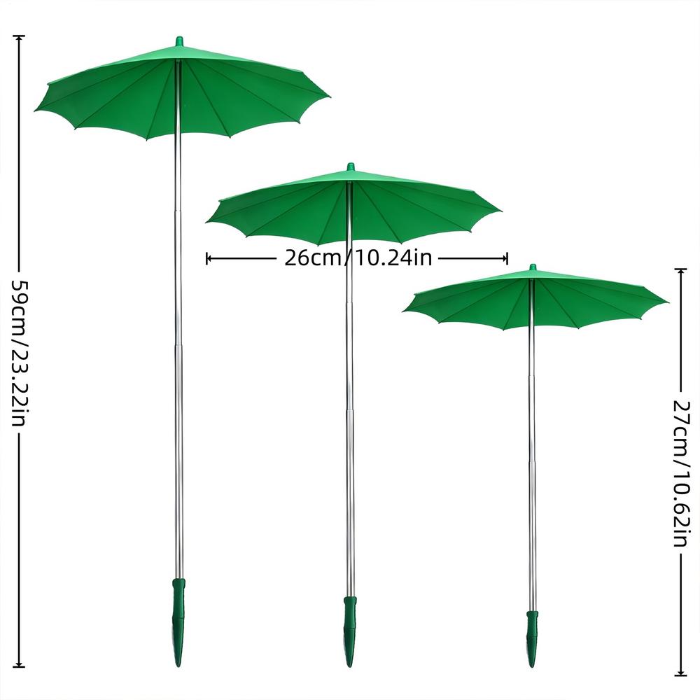 Umbrella For Plants 3 Piece Retractable Canopy Umbrellas For Outdoor Plants For Garden Balcony Seedlings Flower Beds Greenhouse