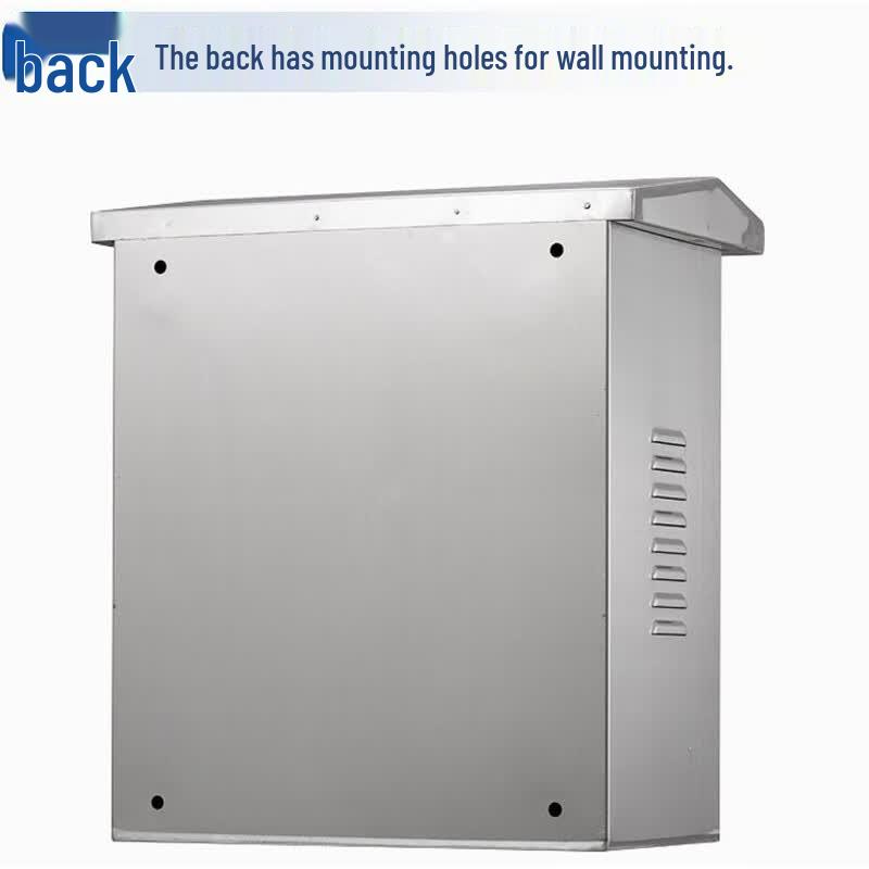 Minggu Outdoor Stainless Steel Double-Door Electrical Box