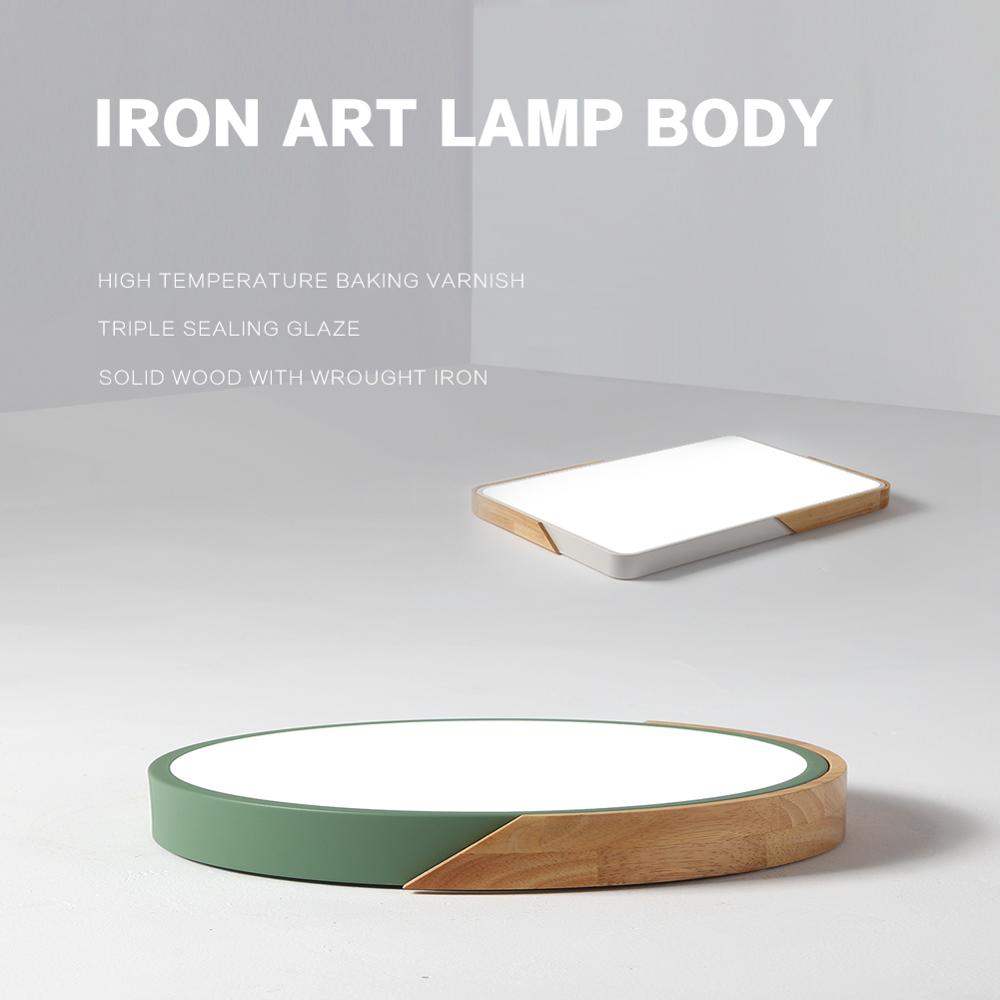 Modern LED Ceiling Light Wood For Room Decoration Bedroom Lamp Corridor Balcony Lighting Living Room Chandelier Lights 110V 220V