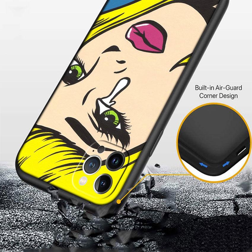 PP21 Crying Comic Girl Sad Soft Shell Phone Case for Xiaomi Poco C40 C50 C51 C55 C65 C71 C75 F3 F5 F6 F7 M2 M3 Pro Ultra