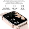 696 New Ultra-Thin Body Blue Tooth Call Smart Watch Heart Rate Health Sports Fitness Voice Assistant Men Women Smartwatch Music