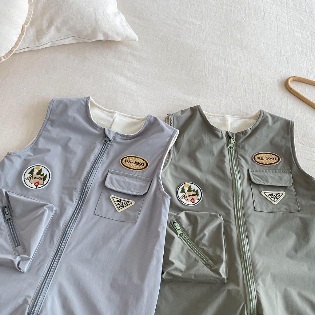 New Winter Thickened Sleeveless Baby Romper 2025 - Newborn Fashion Bodysuit