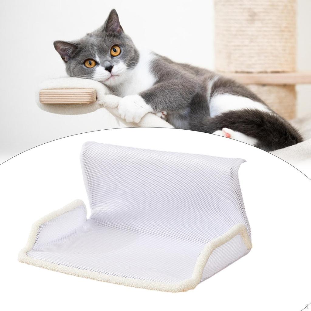 Kattenhangmat Bed Plank Ruimtebesparend Warm Hangend Zonnebadend Doek en Uitzichtraam Zitstok