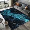 2025 New Style Colour Nature Marble Blue Gold Carpet Rug for Living Room Bedroom Home Sofa Decoration,Kid Non-slip Floor Mat