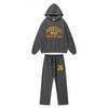 Mens Oversized Hooded Sweatshirt Jogger Set High Street Style Cotton Casual Tracksuit