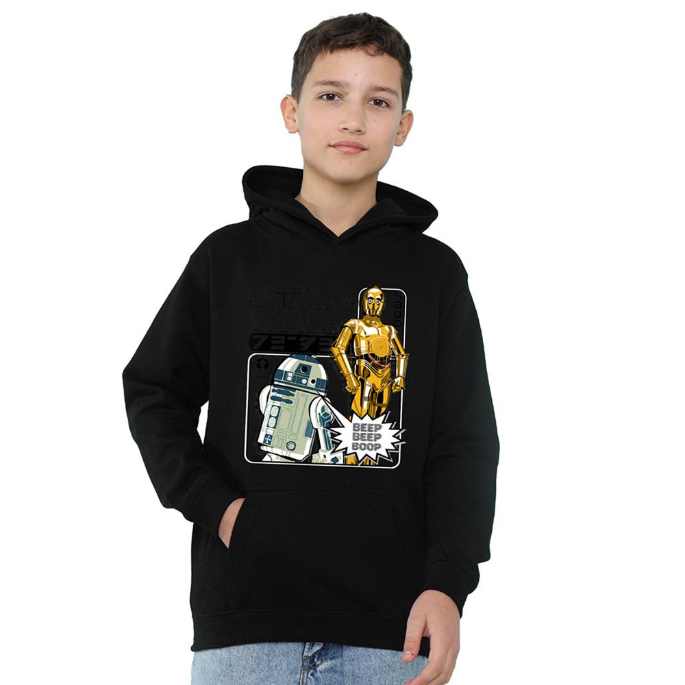 Star Wars Childrens/Kids Manga Droids R2-D2 & C3PO Hoodie