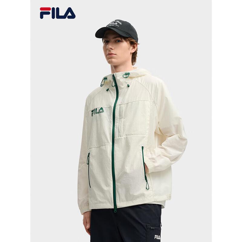 FILA Men s Casual Color-Block Hooded Woven Jacket L