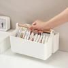 Desktop Compartment Storage Box Large Capacity Stackable Pen Holder Handheld TV Remote Control Organizer Household Accessories