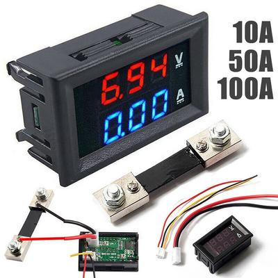 Tester Voltmeter Amperemeter Shunt Volt Amp Dual Digital