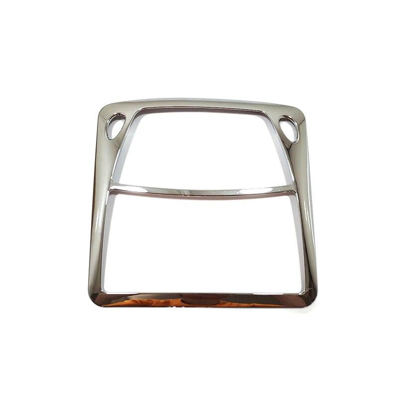 For Nissan X-trail T32 Rogue Murano Sentra Pathfinder Front Rear Reading Lampshade Light Cover Trim ABS Carbon/Chrome 2015-2018