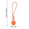 Dog Ball Toy with Rope Interactive Interactive Leaking Balls for Small Medium Dogs Chewing Bite Resistant Pet Tooth Cleaning