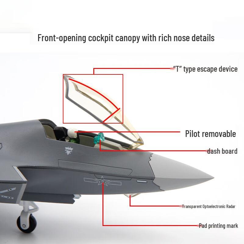J-35 Carrier Fighter Jet Model