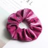 Winter Vintage Woman Large Velvet Scrunchies Elastics Hair Band Solid Hair Ties Ladies Ponytail Holder Hair Accessories