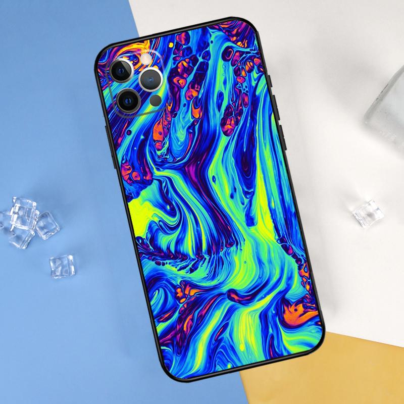 Psychedelic trippy abstract art Phone Case For iPhone 16 Pro 15 Pro 11 13 14 Pro Max 12 Mini XR 16 15 Plus 16e Cover Shell