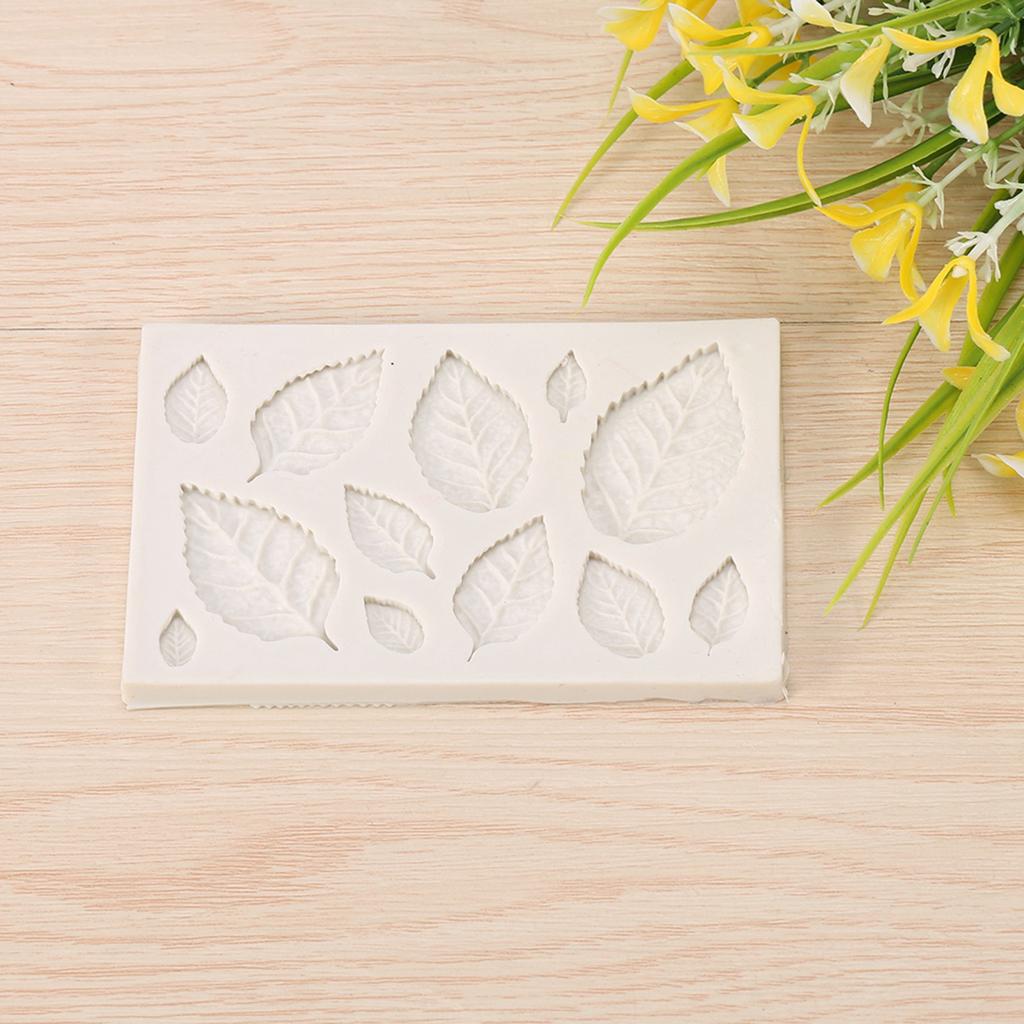 3D Silicone Leaves Fondant Cake Mold Creative Chocolate Sugarcraft Mould Decorating DIY Tool Silicone Cake Mold Sugarcraft Mould
