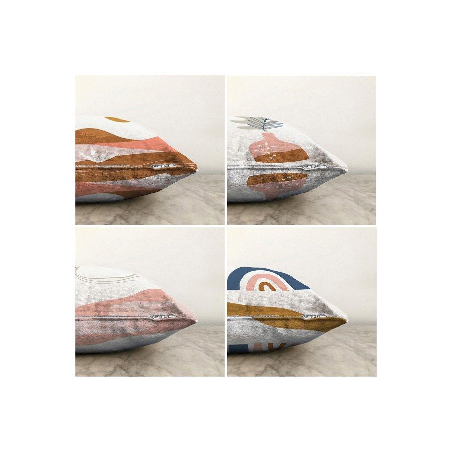 4 Pieces Double Sided Printed Cushion Cover Set