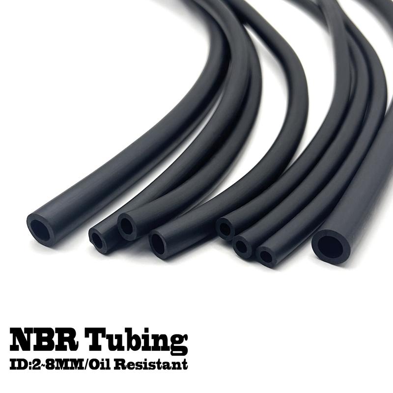 ID 2 2,5 3 4 4,5 5 6 7 8 mm Hochtemperatur-/Ölbeständiger Autoschlauch NBR Nitrilkautschuk Kraftstoffschlauch Motorrad Niederdruck Dieselrohr