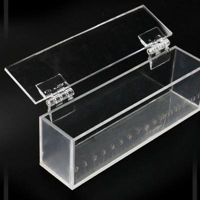 Portable Transparent Fish Viewing Box Micro Landscape Rectangle Desktop Goldfish Bowl Mini Dustproof Fish Breeding Tanks Snails