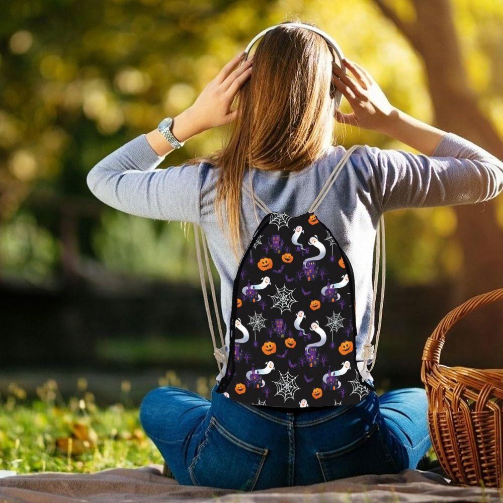 Creative Drawstring Bag Portable Sports Gym Sack Sturdy Draw String Back Bag  Yoga