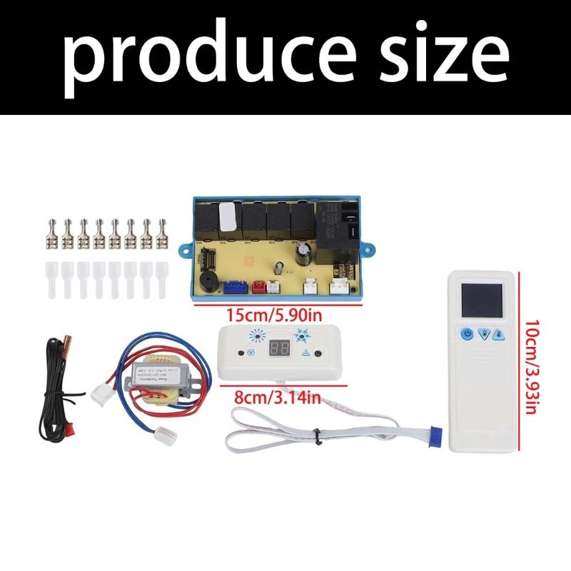 Intelligent Temperature Regulator QD-U08C Plastic Control Board for Air Conditioning Unit Repair and Replacement