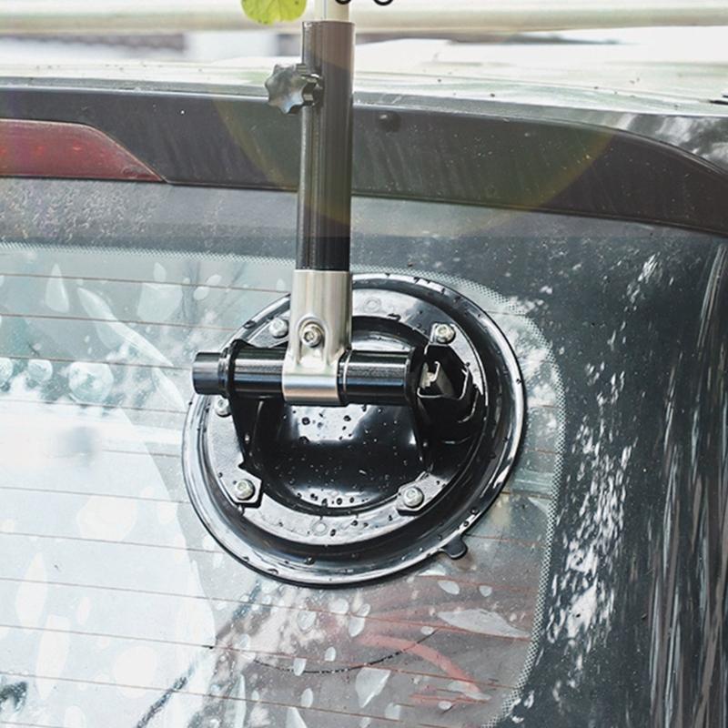 Universal Suction Cup Flag Poles Heavy Type Regulable Mount For Trucks RVs Boats Campers