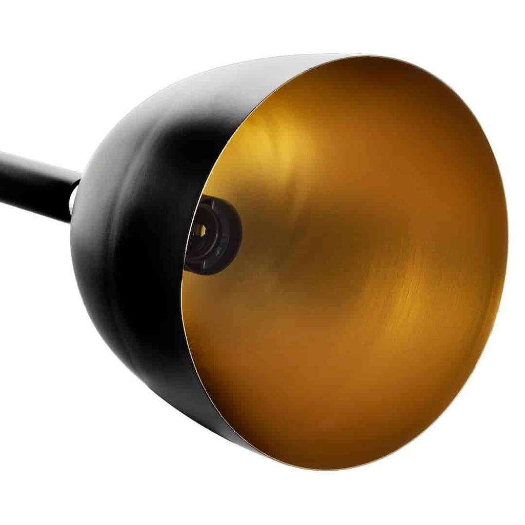 Clark Black/Gold 1Xe27 Pendant Lamp