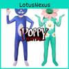 Exquisite Poppy Playtime Huggy Wuggy Cosplay Costume Kids Jumpsuit For Halloween Xmas