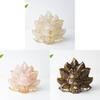 Mythical Creature Resin Crystal Nine Tailed Fox Ornament For Tabletop Decor Gift