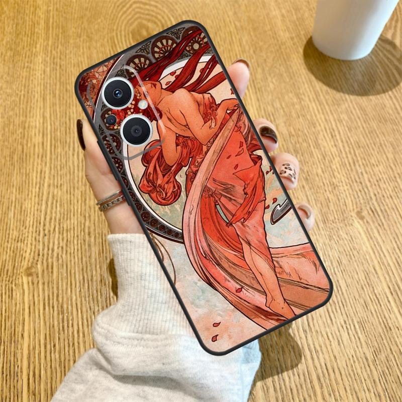 

Alphonse Mucha Art Case For OPPO Find X2 X3 Neo Lite X6 X5 Pro Reno 8T 7 3 2Z 4Z 5Z 5 6 8 4 Lite Back Cover OPPO Find X5 Lite