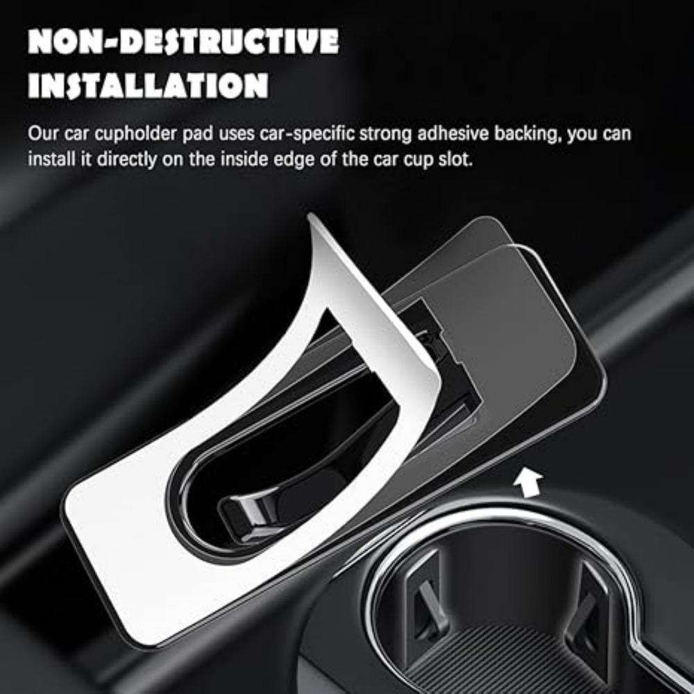 6pcs Car Cup Holder Limiter Universal Automotive Interior Center Console Anti Shake Storage Compartment Holder Car Accessories