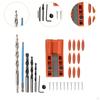 28Pcs Woodworking Hole Drill Locator Set Inclined Jig DIY Woodwork Tool Mortise