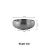 ZISIZ Commercial Double-Wall Sauce Bowl