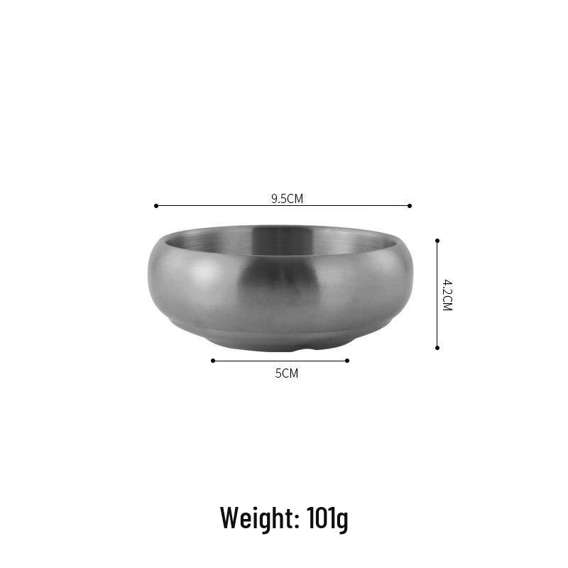 ZISIZ Double-Layer Insulated Commercial Sauce Bowl