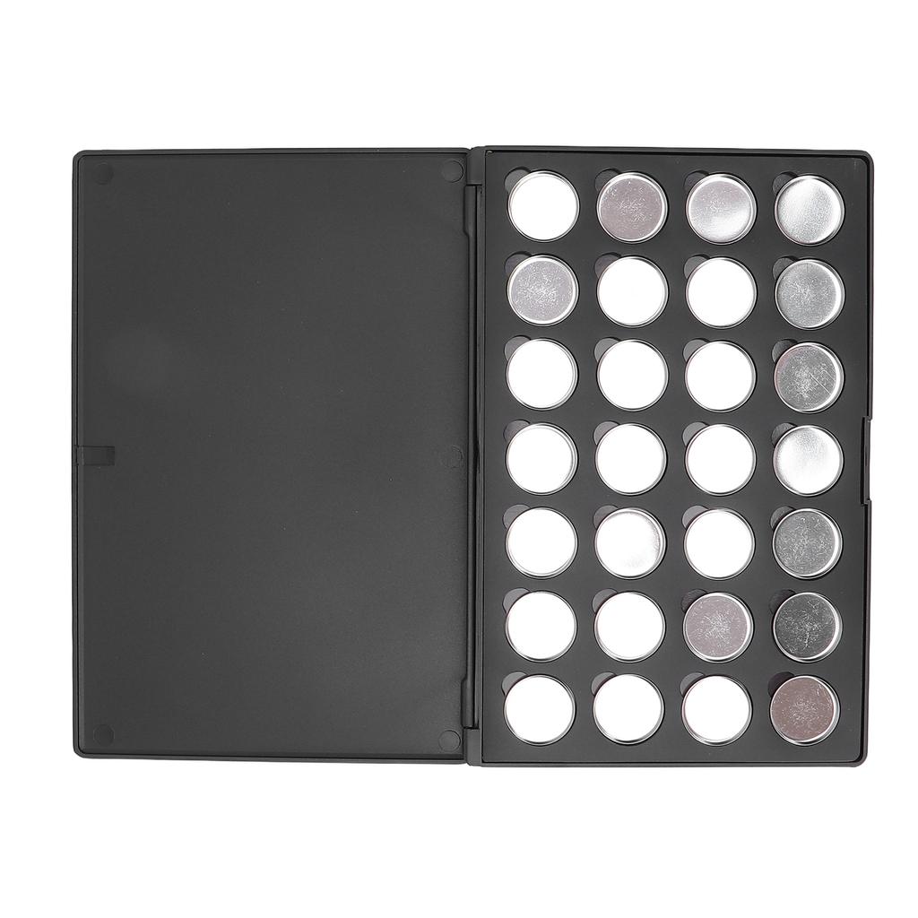Leere magnetische Lidschattenpalette, tragbare DIY-Make-up-Palette mit runder Metallpfanne für Rouge, 26 mm