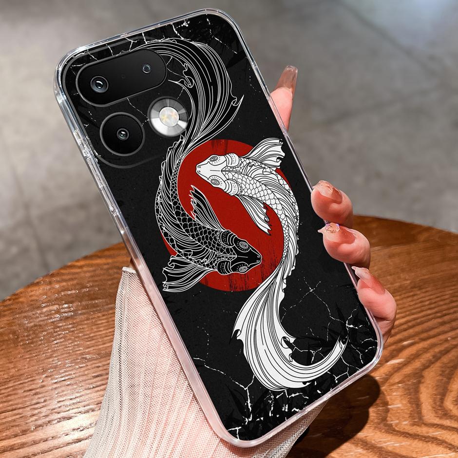 Cases For OPPO Realme 16 Pro 16 Pro Plus Yellow Duck Girl Antifouling Trendy Transparent Housing For Realme 16Pro 16 Pro+ Fundas